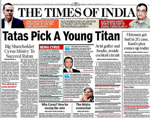 A. The Times of India